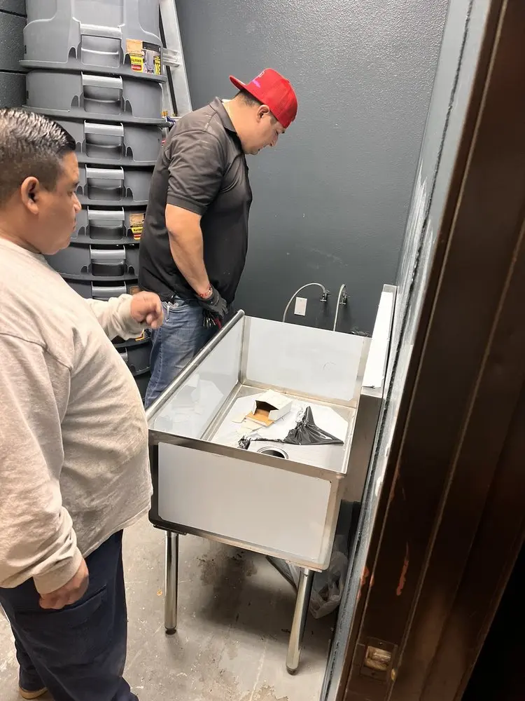 Commercial plumbing and sink installation in Hurds Corner
